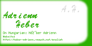 adrienn heber business card